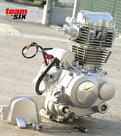 Teamsix Motore Ducar, 200cc, 4 tempi, completo di cambio, per pit bikes, es.TS14, AGB30, Orion30
