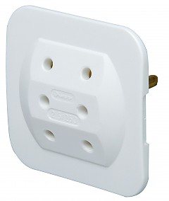 Euro-Adapter 3-fach  bianco